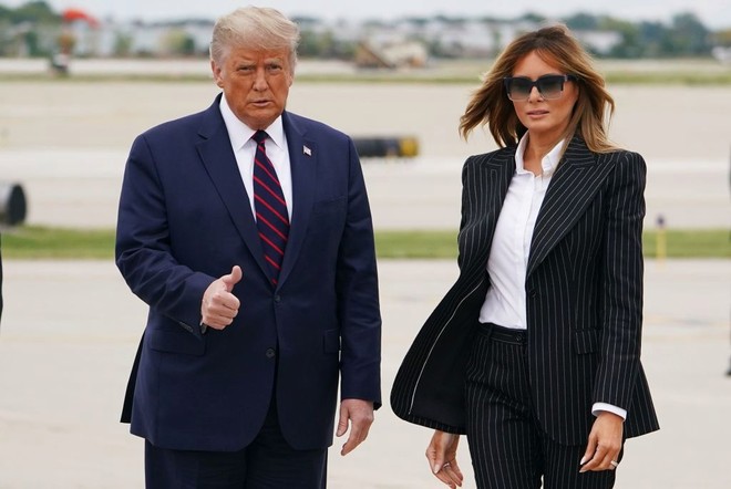 Tổng thống Mỹ Donald Trump và vợ. Ảnh: Getty Images.