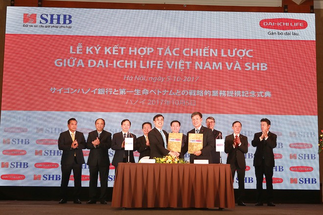 Dai-ichi Life Việt Nam và SHB ký kết hợp tác chiến lược 15 năm