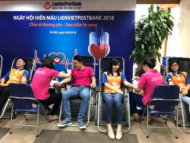 LienVietPostBank tổ chức Ngày hội hiến máu nhân đạo 2018