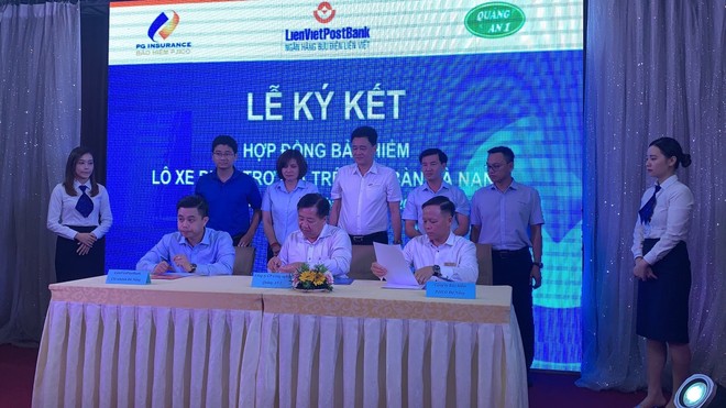 LienVietPostBank: Phối hợp cung cấp dịch vụ bảo hiểm xe buýt tại Đà Nẵng
