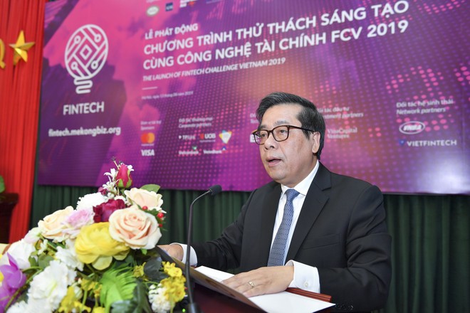Phó Thống đốc NHNN Nguyễn Kim Anh, Trưởng Ban Chỉ đạo về Fintech phát biểu khai mạc chương trình