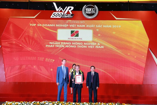 Agribank: Vững vị trí Top 10 Doanh nghiệp lớn nhất Việt Nam năm 2019