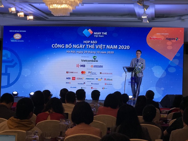 Ông Nguyễn Quang Hưng, Chủ tịch HĐQT Napas phát biểu tại Sự kiện.