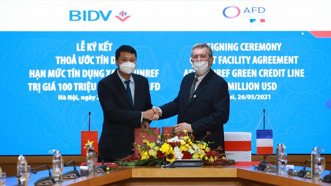 AFD cung cấp hạn mức 100 triệu USD cho BIDV 
