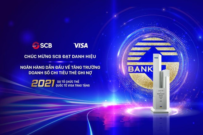 SCB: Dẫn đầu về tăng trưởng doanh số chi tiêu thẻ ghi nợ của Visa 2021