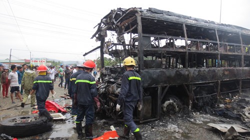 Bảo Long bảo hiểm vật chất cho xe Phương Trang trong vụ tai nạn tại Bình Thuận