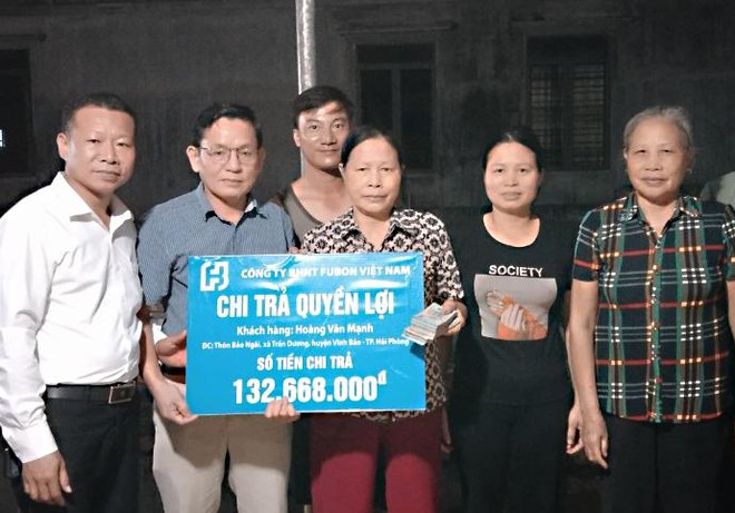 Một khách hàng được Fubon Life Việt Nam chi trả bảo hiểm hơn 130 triệu đồng 