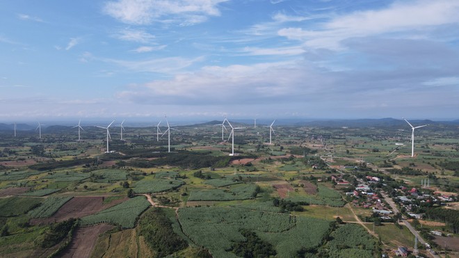 Dự án nhà máy điện gió Chơ Long – Gia Lai (Ảnh: Sưu tầm)