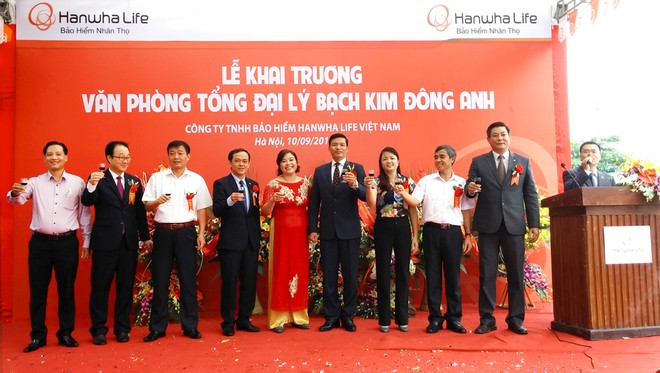 Hanwha Life Việt Nam khai trương Văn phòng Tổng đại lý bạch kim đầu tiên
