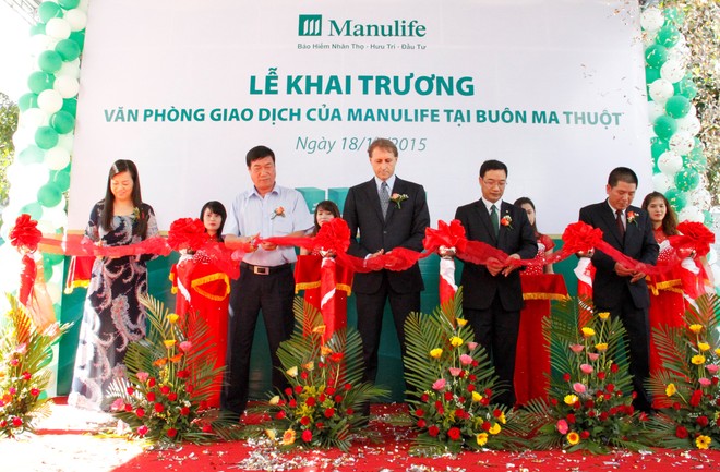 Manulife Việt Nam khai trương văn phòng giao dịch mới tại Buôn Ma Thuột 