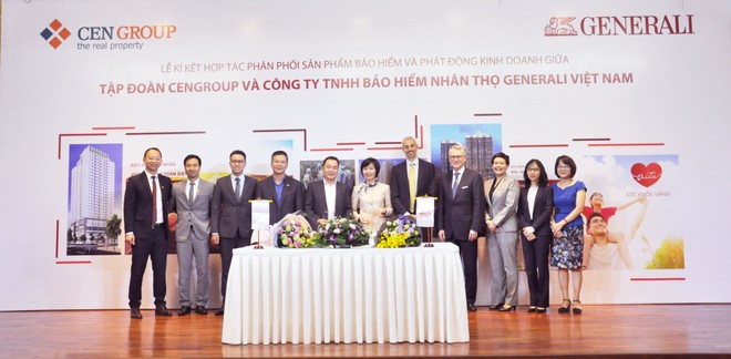 Generali Việt Nam hợp tác kinh doanh bảo hiểm với CenGroup