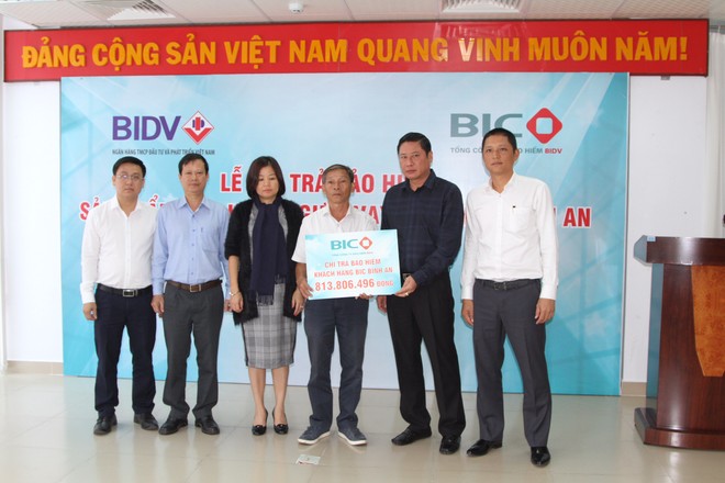 BIC chi trả bảo hiểm hơn 800 triệu đồng cho khách hàng tại Nha Trang