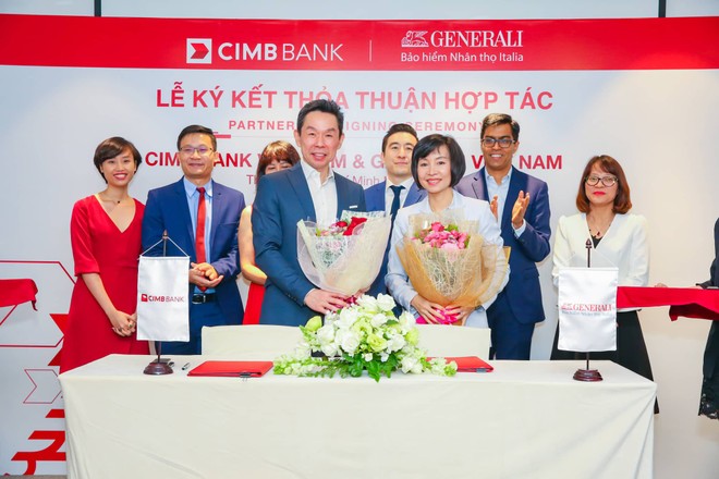 Generali Việt Nam phân phối các sản phẩm bảo hiểm qua ngân hàng CIMB Việt Nam 