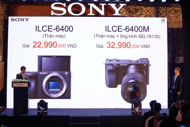 Sony ra mắt máy ảnh không gương lật α6400 