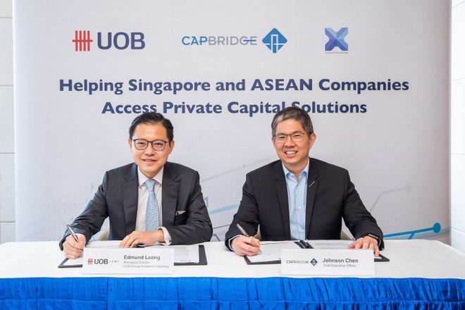 CapBridge và UOB ký thỏa thuận “dẫn vốn” tư nhân giúp các công ty tại châu Á 
