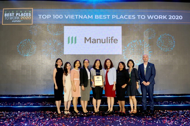 Manulife Việt Nam là nơi làm việc tốt nhất ngành bảo hiểm 