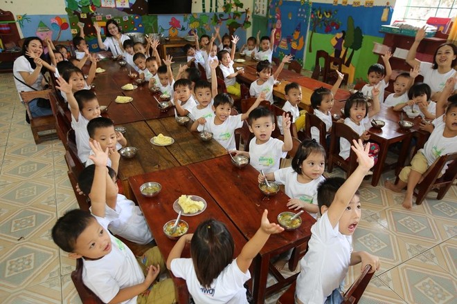 Amway Việt Nam tiếp tục mở rộng Dự án dinh dưỡng cho trẻ em tại tỉnh Sóc Trăng