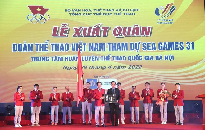 Herbalife Nutrition đồng hành tổ chức Lễ xuất quân cho đoàn Thể thao Việt Nam tham dự SEA Games 31