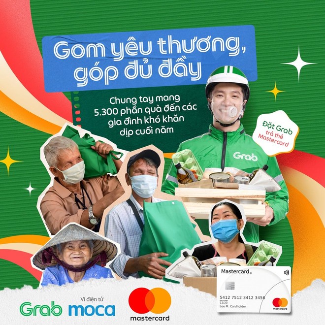 Mastercard và Grab Việt Nam tiếp tục triển khai dự án hỗ trợ hơn 5.900 gia đình có hoàn cảnh khó khăn
