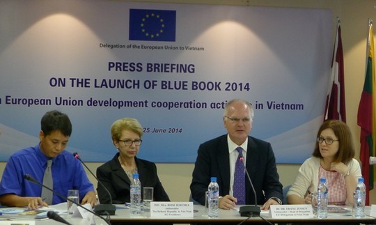 EU cam kết tài trợ 542 triệu euro cho Việt Nam trong năm 2014