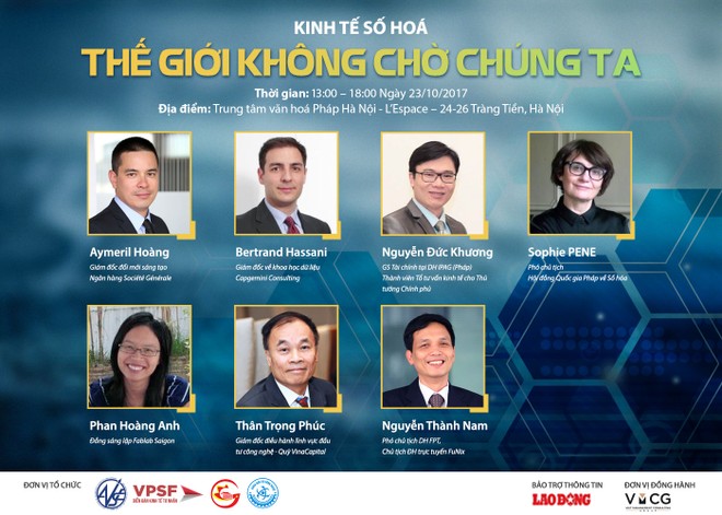 Hội thảo “Kinh tế số hóa - Thế giới không chờ chúng ta” tổ chức ngày 23/10 tại Hà Nội