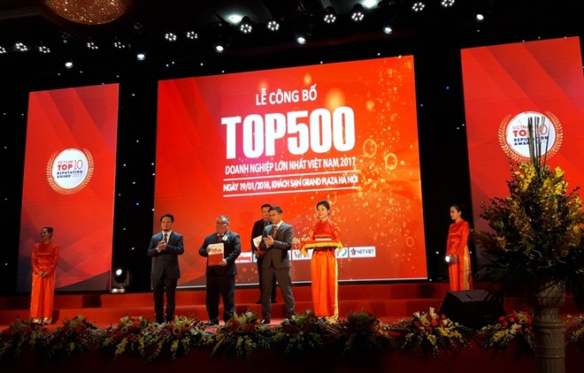 Chính thức công bố top 500 doanh nghiệp lớn nhất Việt Nam 2017