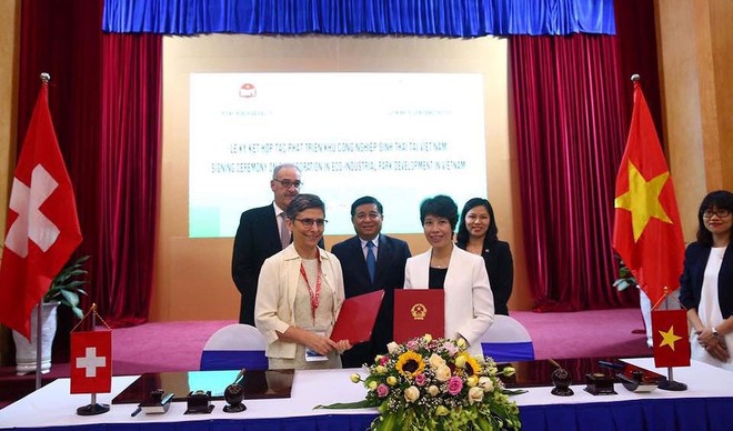 Việt Nam và Thụy Sỹ hợp tác phát triển khu công nghiệp sinh thái