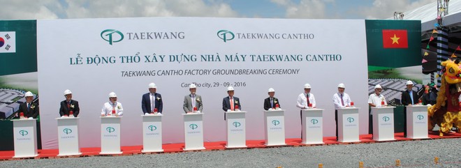 Tập đoàn Taekwang khởi động xây dựng nhà máy sản xuất giày 171 triệu USD tại Cần Thơ