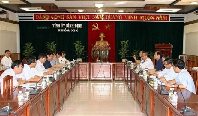 Hội hữu nghị Việt Nhật tại Sa Kai làm việc với lãnh đạo tỉnh Bình Định về hỗ trợ đầu tư.