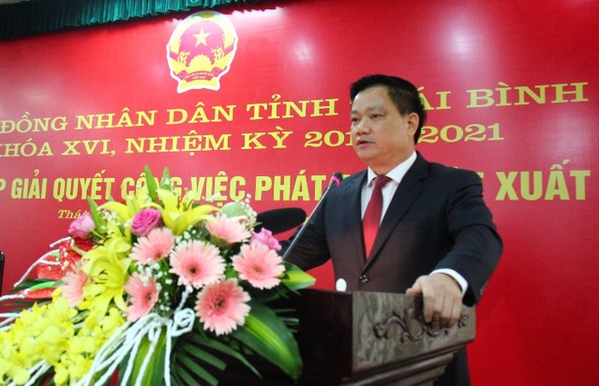 Tân Chủ tịch UBND tỉnh Thái Bình Nguyễn Khắc Thận nhấn mạnh mục tiêu xây dựng Thái Bình thành tỉnh phát triển của vùng Đồng bằng Sông Hồng.