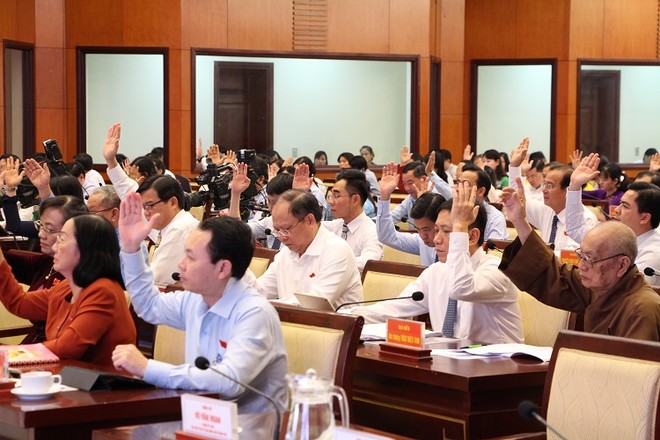HĐND TP.HCM sẽ dành 2 giờ để chất vấn Chủ tịch UBND Thành phố Nguyễn Thành Phong và bầu thêm 2 phó chủ tịch UBND Thành phố (ảnh: Trọng Tín)