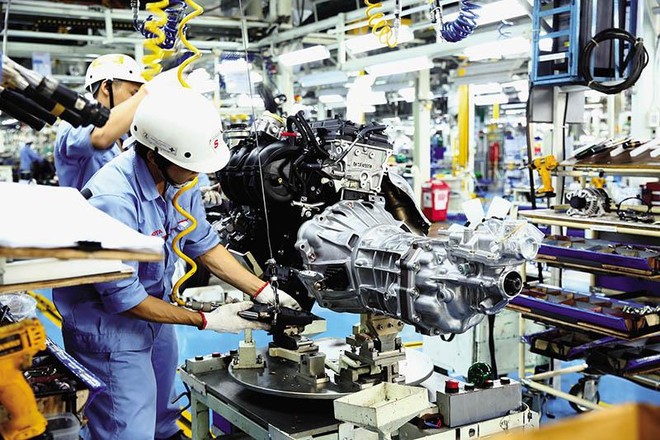 Thu hút đầu tư nước ngoài sẽ tiếp tục chịu ảnh hưởng tiêu cực trong năm nay. Trong ảnh: Nhà máy của Toyota tại Việt Nam