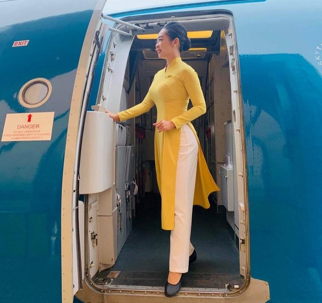 Tiếp viên trưởng Mai Nhật Lan (Vietnam Airlines) có nhiều trải nghiệm đón giao thừa trong những chuyến bay xa nhà.