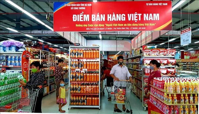 Giữ thị phần hàng hóa Việt Nam có thế mạnh với tỷ lệ trên 85% tại các kênh phân phối hiện đại là mục tiêu của Đề án Phát triển thị trường trong nước 2021-2025
