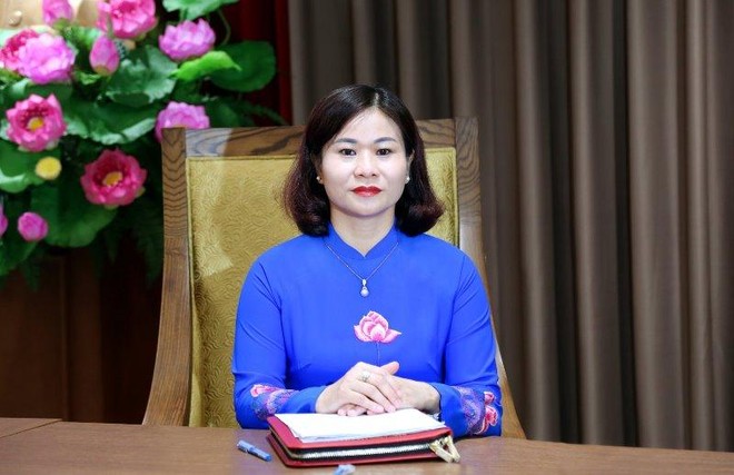 Bà Nguyễn Thị Tuyến, Ủy viên Trung ương Đảng, Phó Bí thư Thường trực Thành ủy, Phó Chủ tịch Ủy ban Bầu cử thành phố Hà Nội.