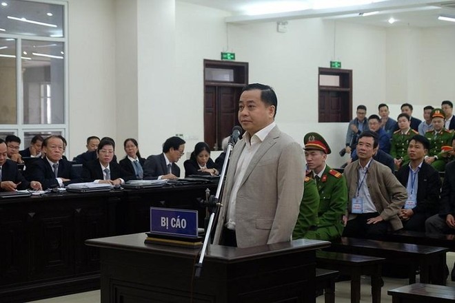Bị cáo Phan Văn Anh Vũ tại tòa