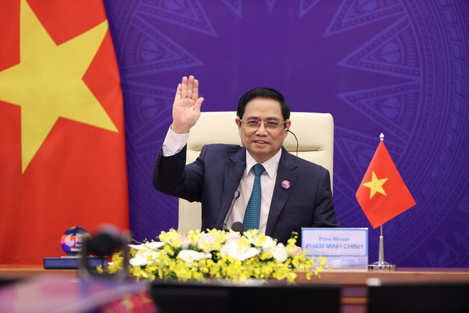 Thủ tướng Phạm Minh Chính tham dự Hội nghị (Ảnh: BNG)