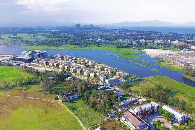 Sông Cổ Cò đoạn qua Quảng Nam sẽ được đầu tư hoàn thiện hạ tầng 2 bên bờ sông. Ảnh: H.A