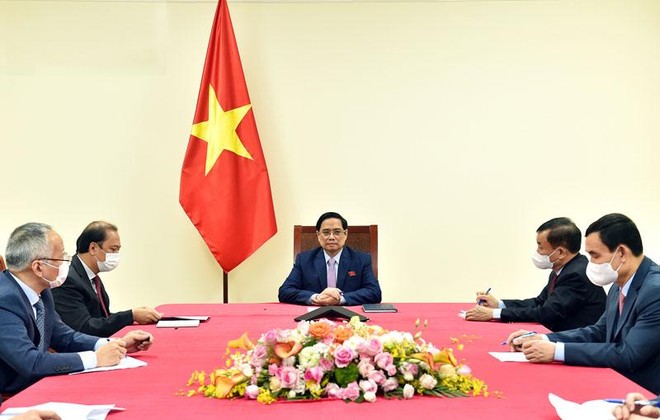 Hai nhà lãnh đạo nhất trí phối hợp chặt chẽ thúc đẩy quan hệ Việt Nam – Philippines trên mọi lĩnh vực (Ảnh: Nhật Bắc)
