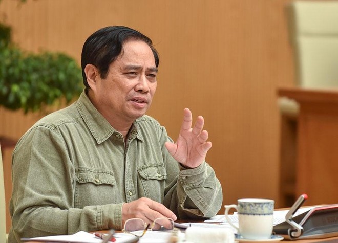 Thủ tướng Phạm Minh Chính cho rằng, tình hình thay đổi thì nhiệm vụ thay đổi, cần thích ứng an toàn, linh hoạt (Ảnh: VGP)
