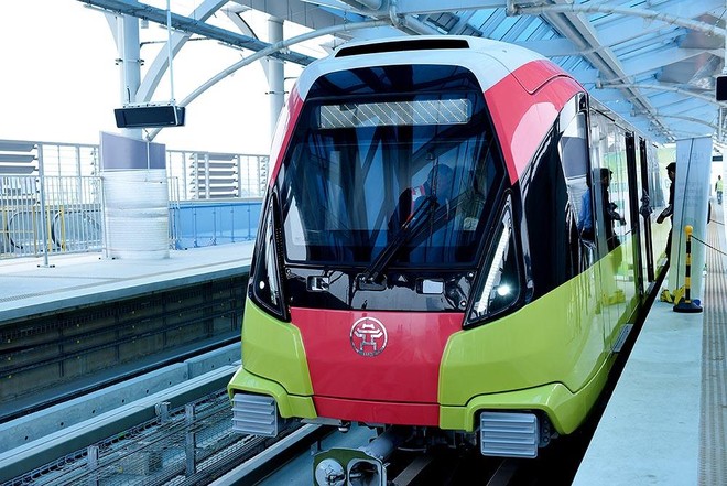 Chủ đầu tư Dự án metro Nhổn - ga Hà Nội tiến hành chạy thử nghiệm vào tháng 1/2021.
