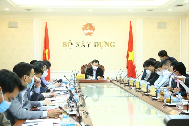 Bộ trưởng Bộ Xây dựng Nguyễn Thanh Nghị, Chủ tịch Hội đồng chủ trì cuộc họp nghiệm thu Dự án đường sắt Cát Linh - Hà Đông