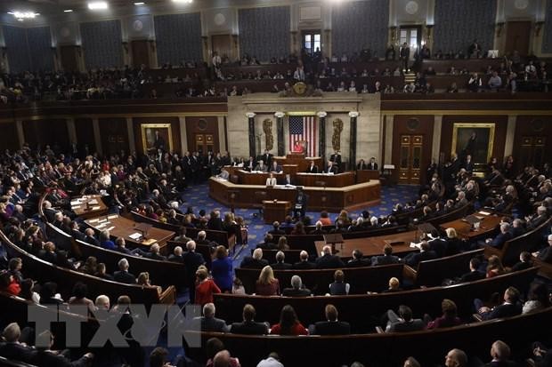 Toàn cảnh một phiên họp Quốc hội Mỹ ở Washington, DC. (Ảnh: AFP/TTXVN) 