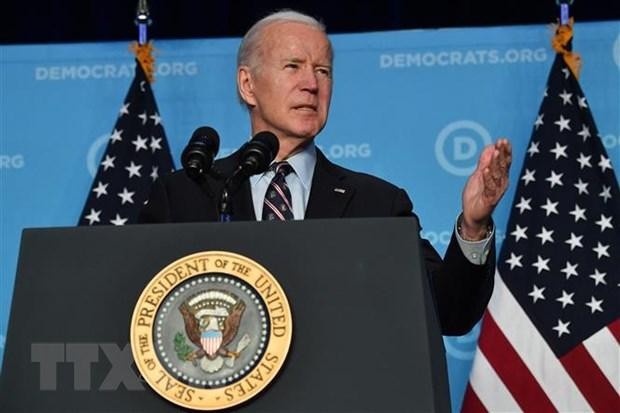 Tổng thống Mỹ Joe Biden. (Ảnh: AFP/TTXVN)