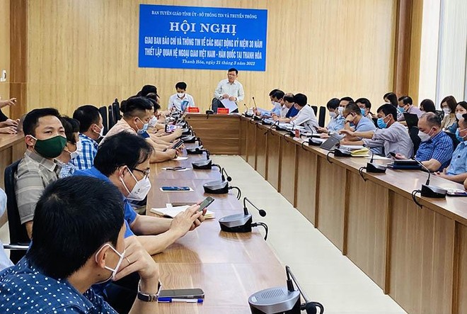 UBND tỉnh Thanh Hoá thông tin về hoạt động kỉ niệm 30 năm quan hệ Việt Nam - Hàn Quốc