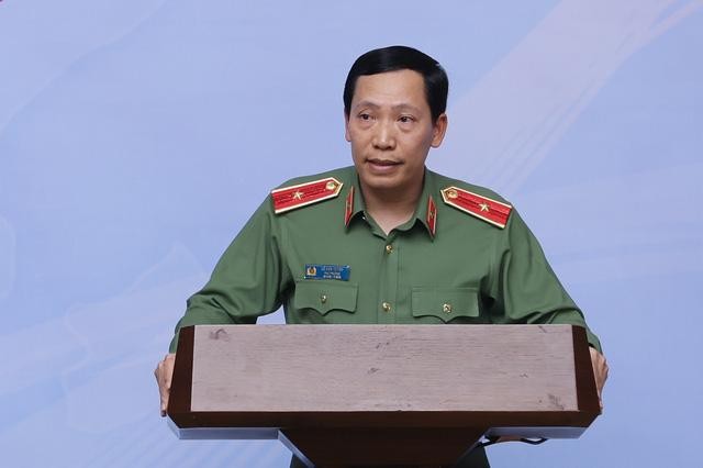 Thiếu tướng Lê Văn Tuyến, Thứ trưởng Bộ Công an (Ảnh: Nhật Bắc)