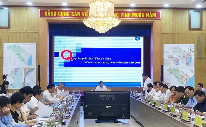 Bộ trưởng Nguyễn Chí Dũng chủ trì cuộc họp thẩm định quy hoạch tỉnh Thanh Hóa vào tuần trước