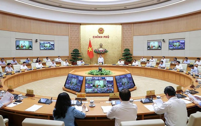 Thủ tướng cho biết, nhiều tổ chức, chuyên gia quốc tế uy tín đã đánh giá cao kết quả đạt được và triển vọng phát triển của Việt Nam. (Ảnh: Nhật Bắc)