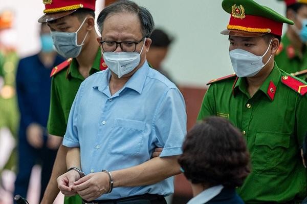 Bị cáo Tất Thành Cang, cựu Phó bí thư Thành ủy TP.HCM trong phiên xét xử trước đó tại tòa.