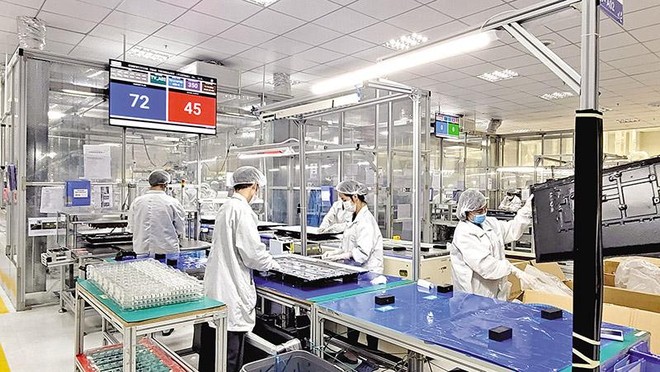 Quảng Ninh là một trong những “thỏi nam châm” thu hút đầu tư ở khu vực phía Bắc. Trong ảnh: Nhà máy của Foxconn tại Quảng Ninh